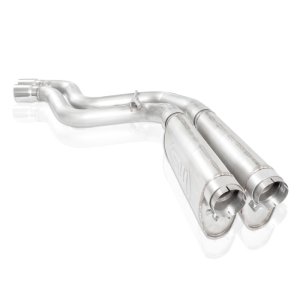 Ford F-150 Performance Exhaust - Front Passenger Rear Tire Exit - Stainless Works - Exhaust Catback with X-Pipe Turbo Resonator - `10-`14 Ford F-150 Performance Exhaust - Front Passenger Rear Tire Exit - Stainless Works - Exhaust Catback with X-Pipe Turbo Resonator - `10-`14